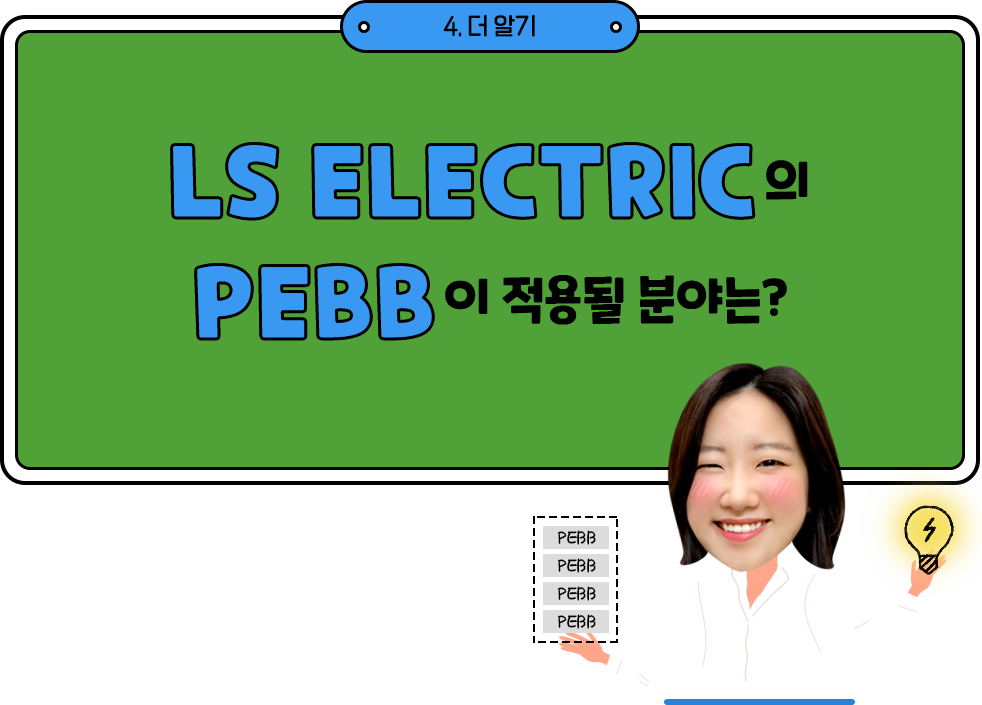 LS ELECTRIS의 PEBB이 적용될 분야는?
